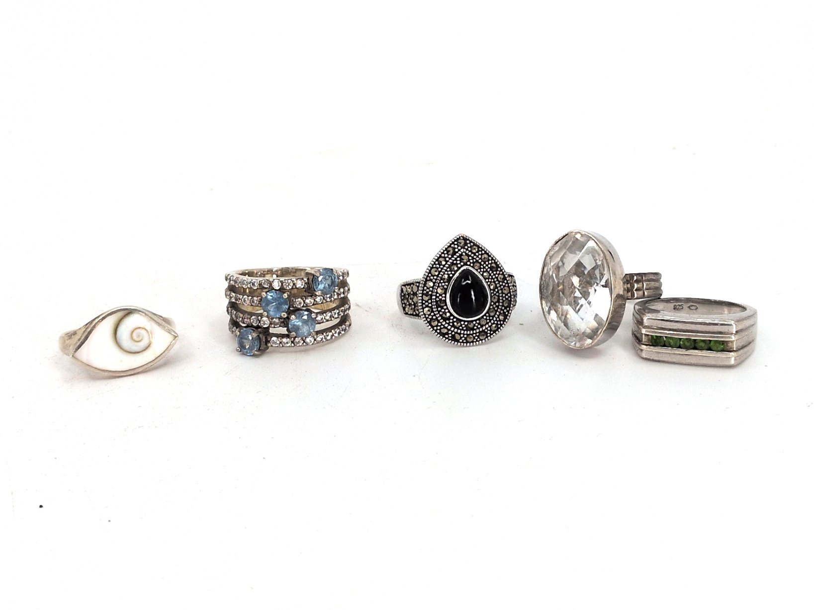 Los 34 – 5 Ringe, Silber 925