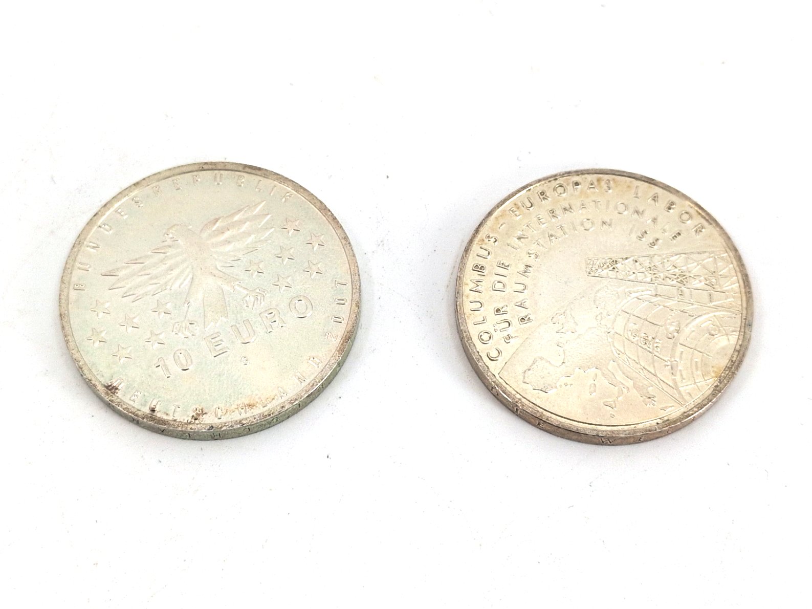 Los 46 – 2x 925-10 Euro Münzen