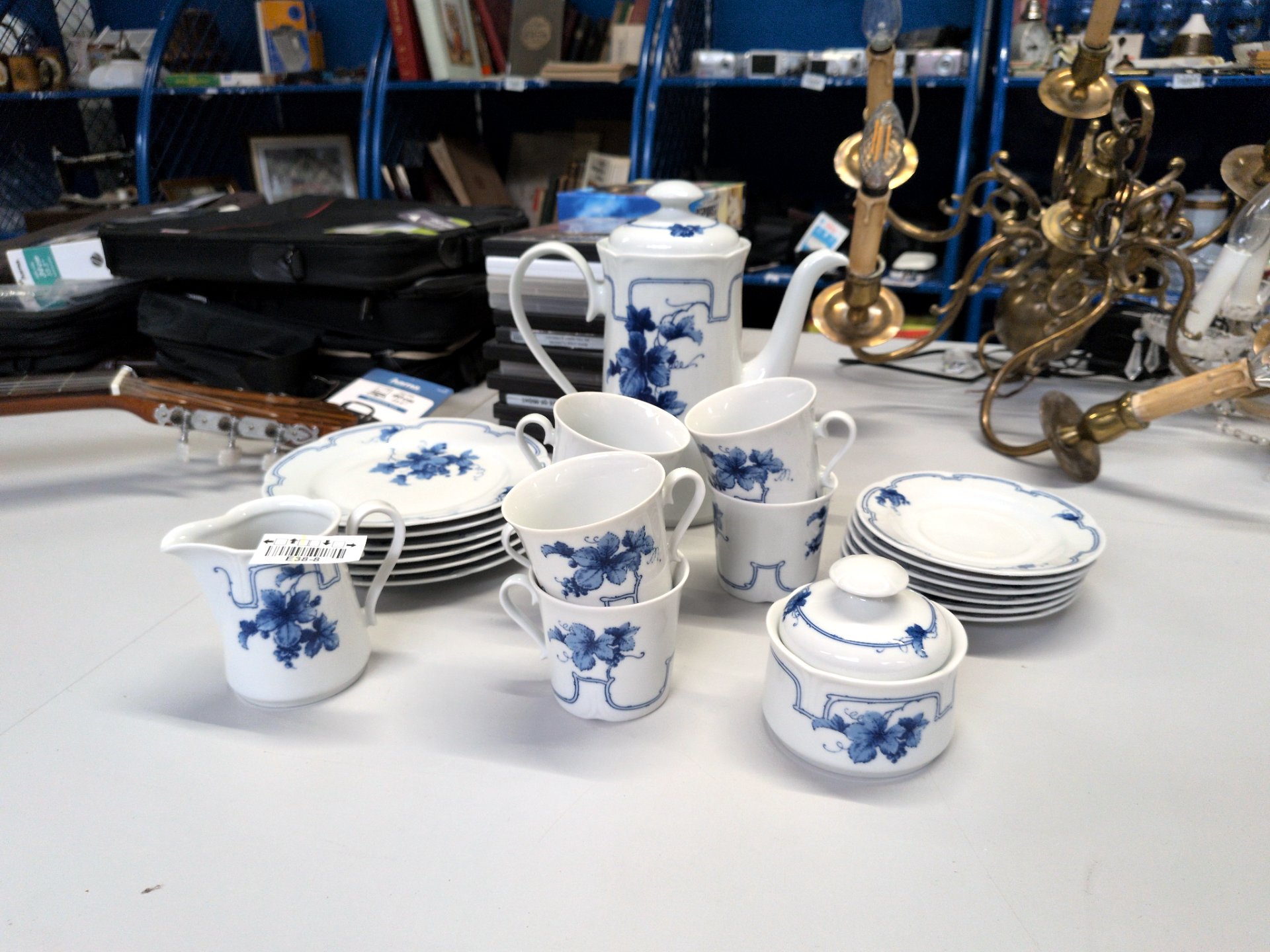Los 242 – 1 Kaffeeservice, Echt Kobalt
