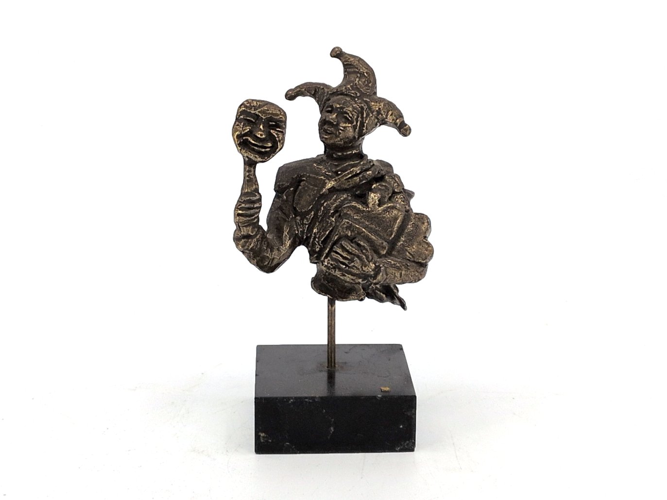 Los 61 – 1 Bronze-Clown auf Marmor