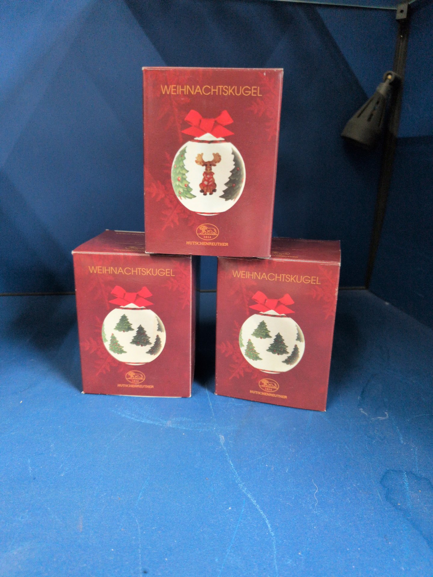 Los 97 – 3 Weihnachtskugeln, Hutschenreuther