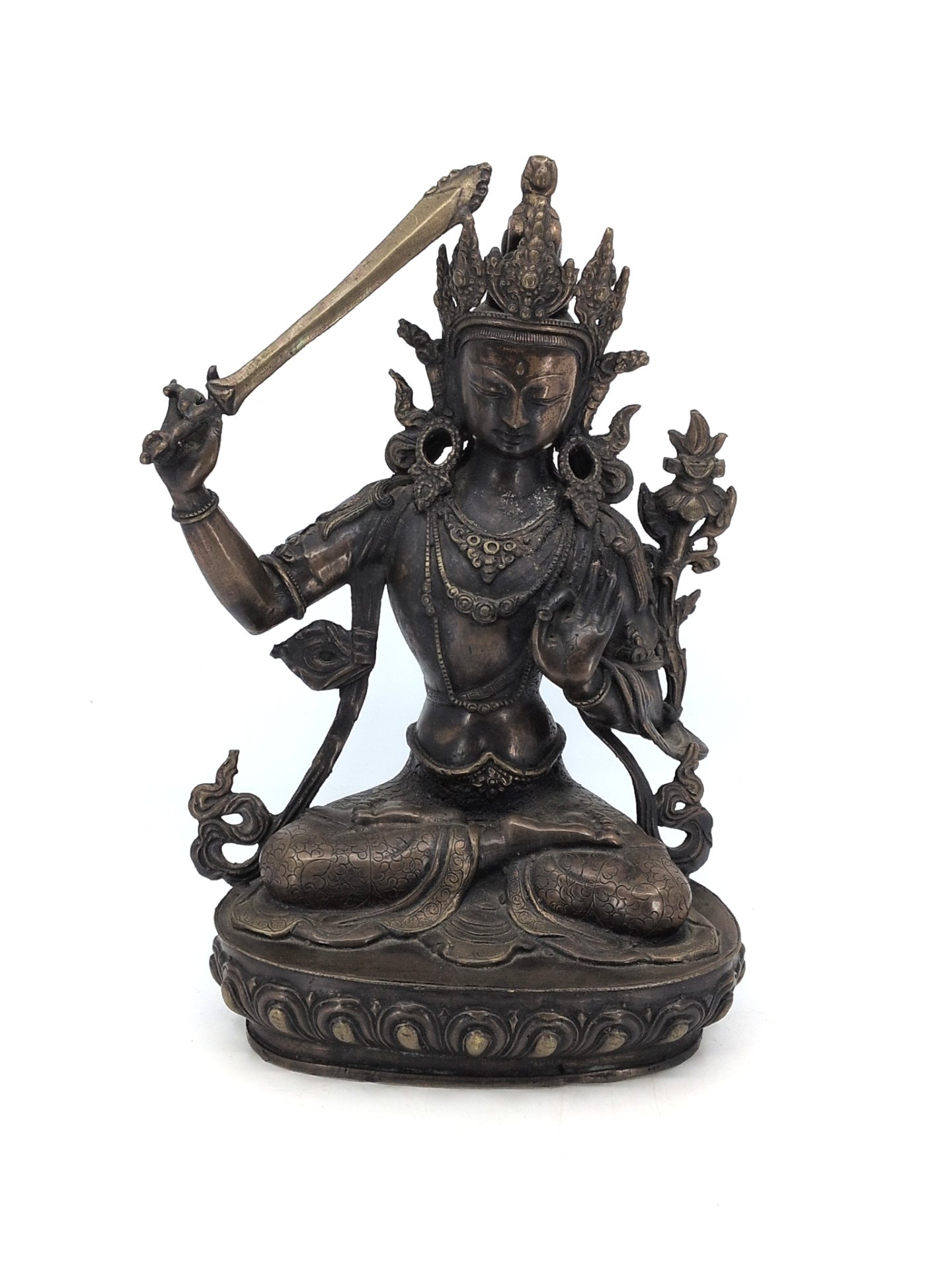 Los 54 – 1 Bronze Figur, Tiara, Nepal