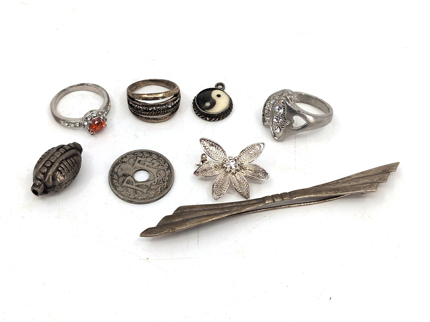 Los 18 – 1 Posten Schmuck, teilw. Silber