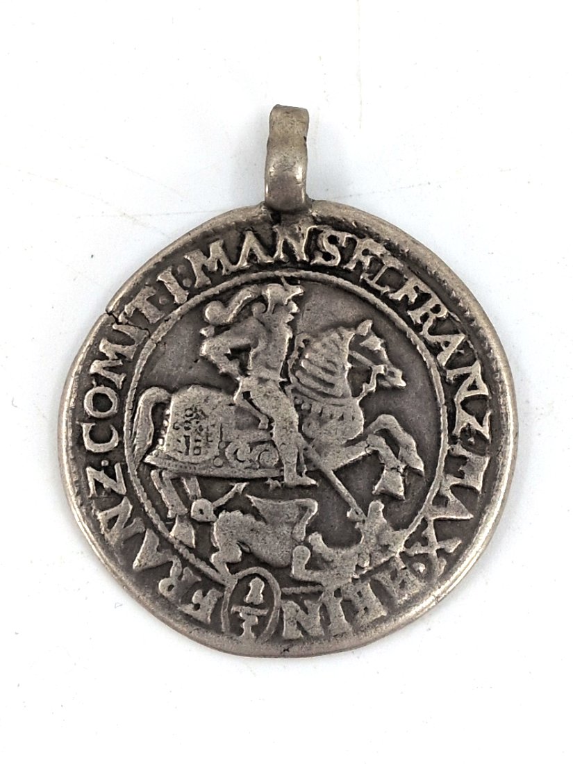 Los 23 – 1 antiker 1/3‑Taler 1672 Silber, Marsfeld, Original