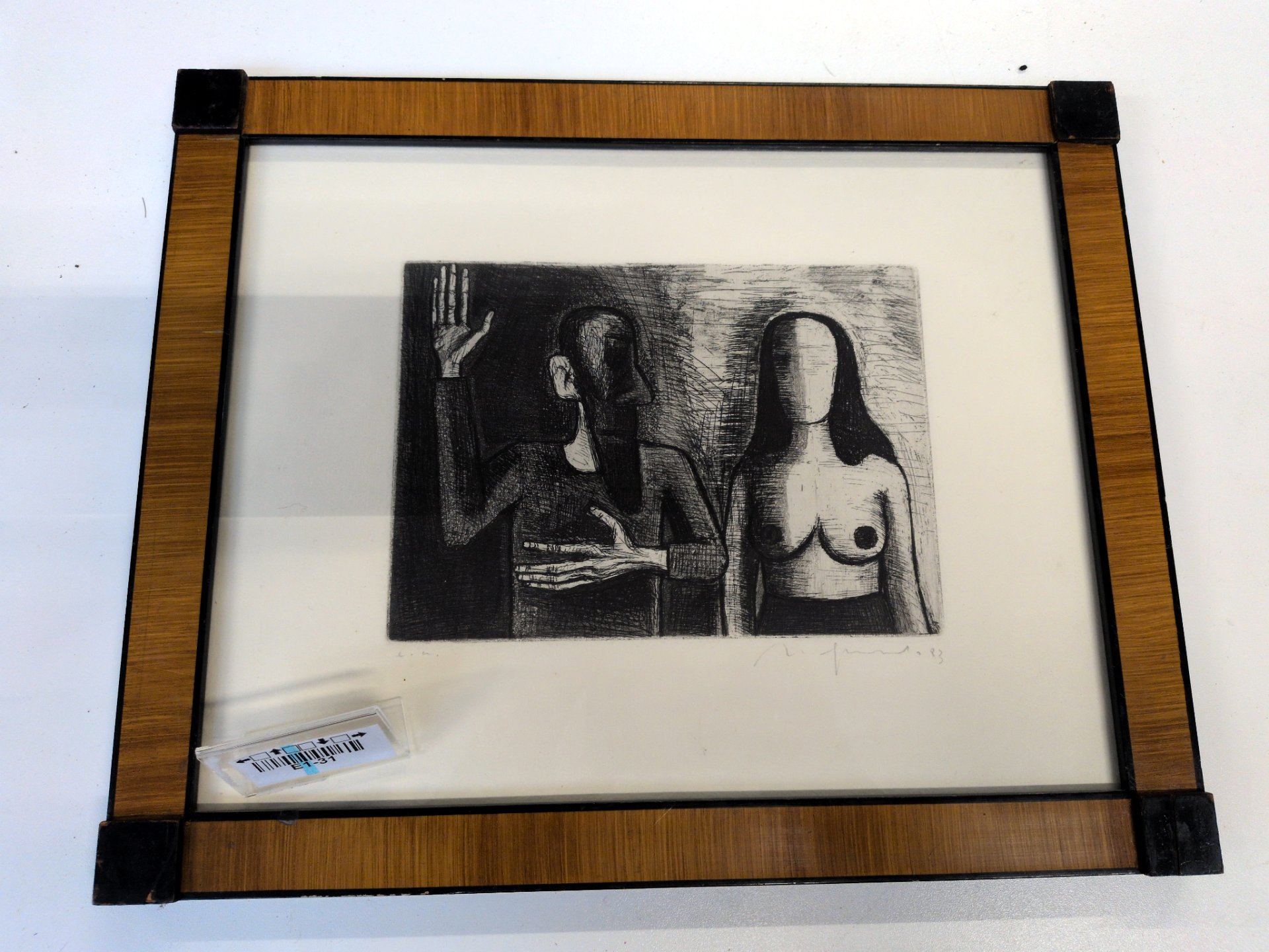 Los 141 – 1 Grafik, sign.