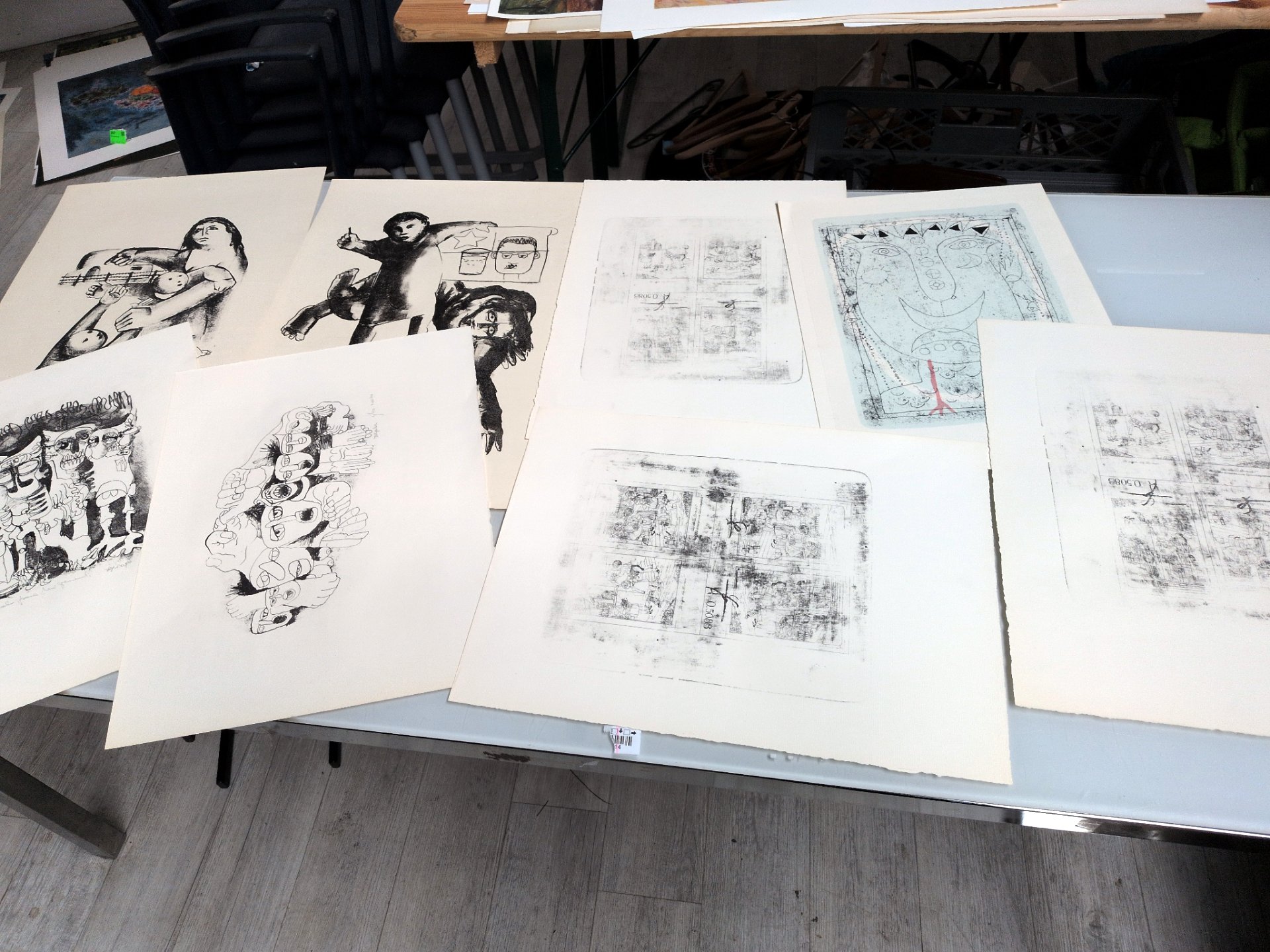 Los 122 – 8 Diverse Drucke, teilw. sign.