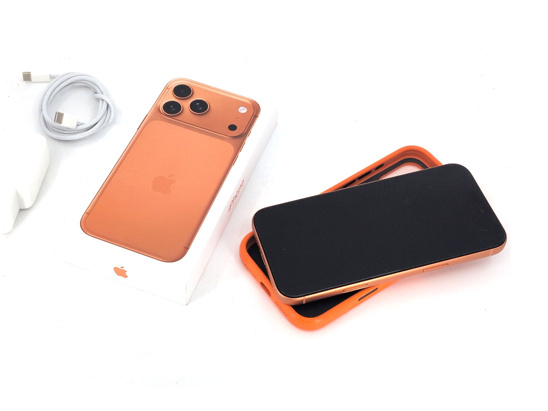 Los 191: 1 Apple iPhone 17 Pro Max Orange, dołączone etui