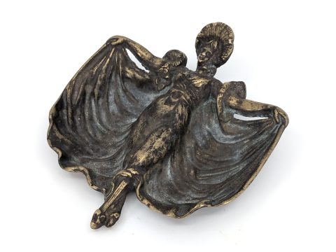 1 Jugendstil Bronze Schale