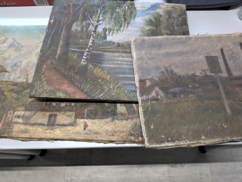 3 Bilder, Öl