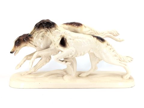 1 Hertwig Katzhütte Porzellan Hunde