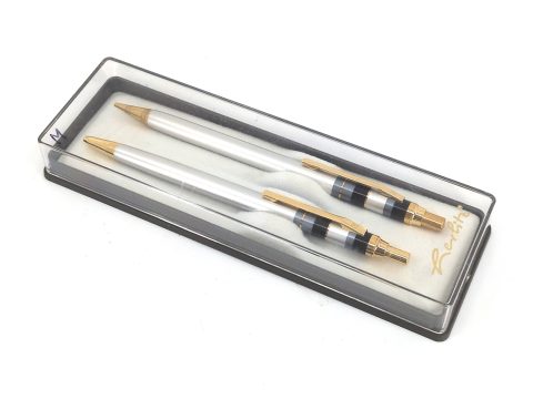 1 Kugelschreiber, 1 Bleistift, Herlitz