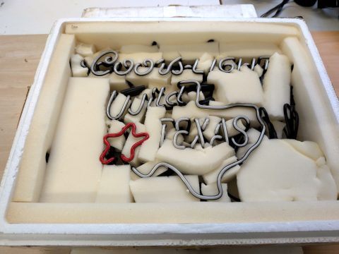 1 Neon‑Werbung Coors Light Texas