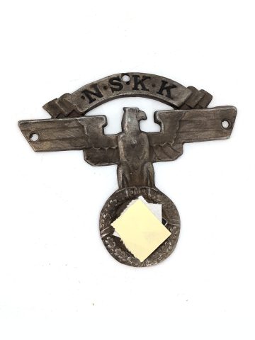 1 NSKK‑Kühlerplakette Robert Neff, Berlin 57
