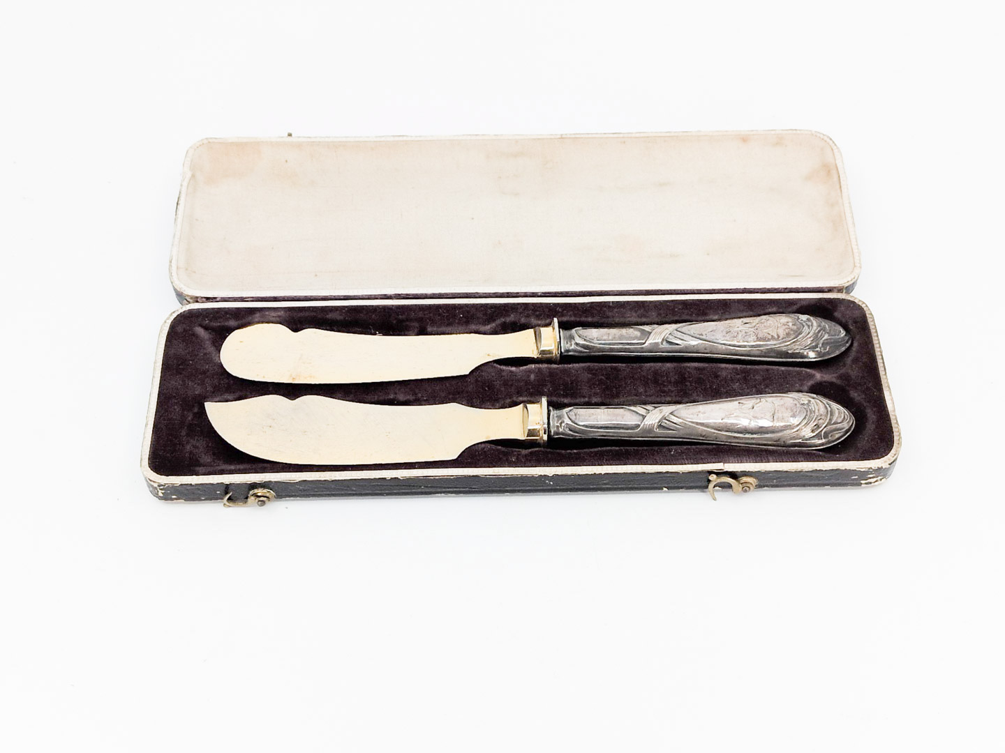 Los 72: 1 Vorlagebesteck Jugendstil, Silber 800
