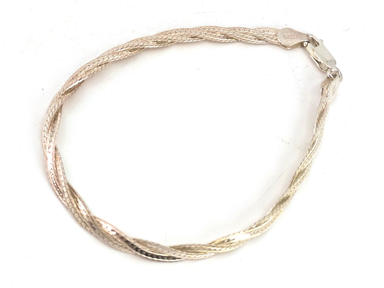 1 Armband, Silber 925